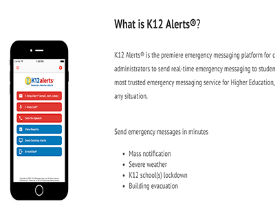 K12 Alerts Management Website Rebuild
